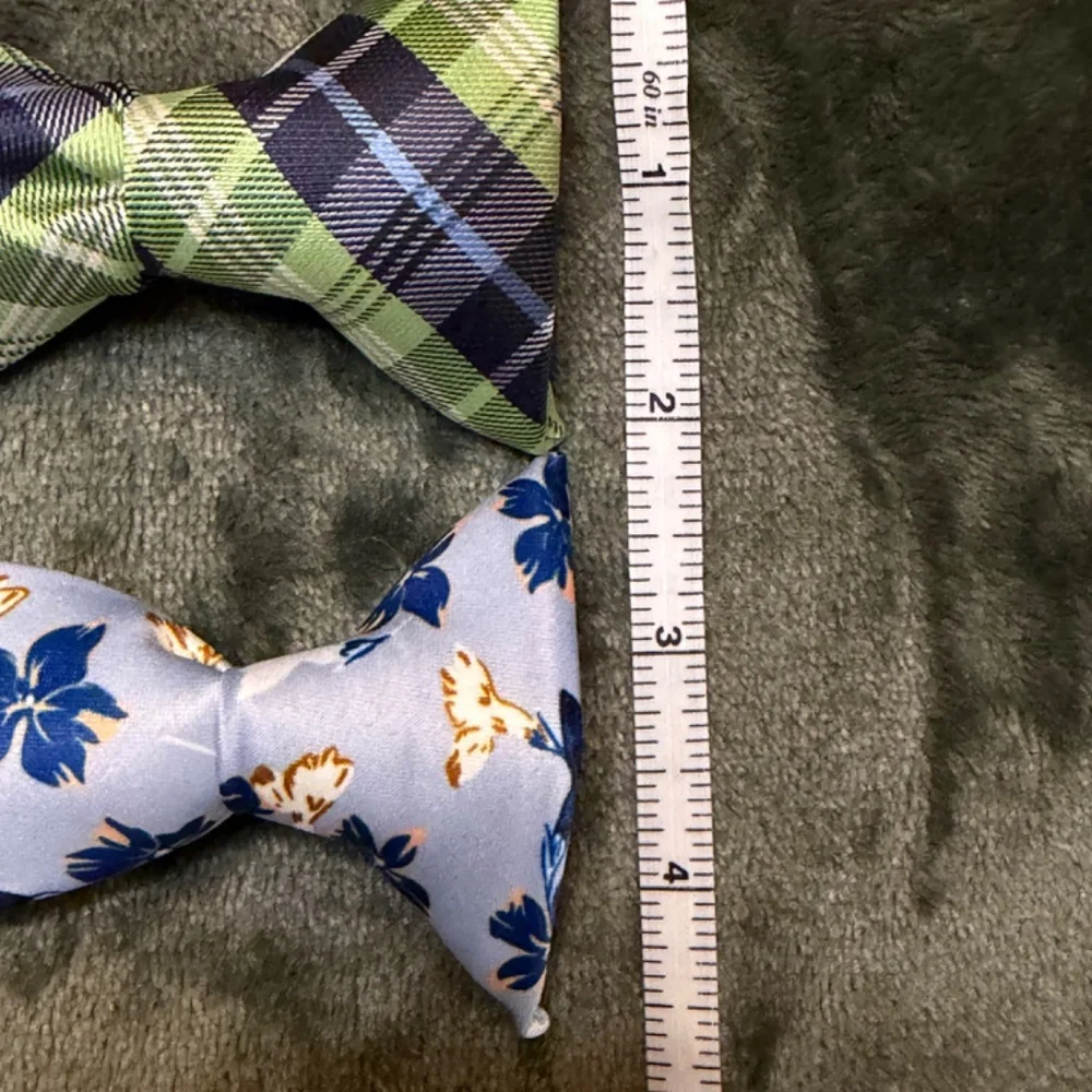 CHAPS Boys Ties - Blue/green and Light/drk blue floral